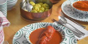 Beitragsbild des Blogbeitrags Gefüllte Paprika 