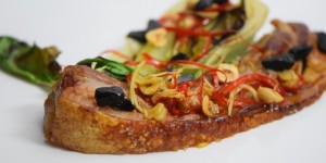 Beitragsbild des Blogbeitrags Schweinsbraten Pak Choi
