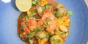Beitragsbild des Blogbeitrags Scharfes Fisch-Curry