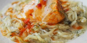 Beitragsbild des Blogbeitrags Kürbiseintopf  mit Paprikahuhn