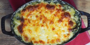 Beitragsbild des Blogbeitrags Bärlauch-Kartoffel-Auflauf
