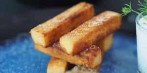 Beitragsbild des Blogbeitrags Provenzialische Panisses mit Huhn