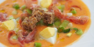 Beitragsbild des Blogbeitrags Kalte Tomatensuppe 