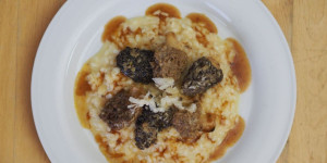 Beitragsbild des Blogbeitrags Risotto allonda – hatten wir nicht, das Morchel-Risotto