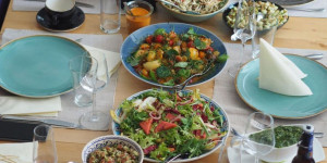 Beitragsbild des Blogbeitrags Zweierlei Paleo-Schweinsbraten und Cheese Cake im Glas
