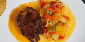 Beitragsbild des Blogbeitrags Aus Purbach retour: Burgenländisches Letscho und Schopfbraten