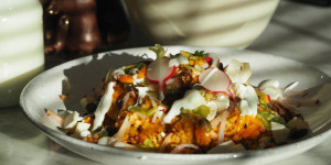 Beitragsbild des Blogbeitrags Hot Hirse-Kürbis-Salat