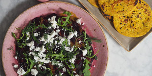 Beitragsbild des Blogbeitrags Rote-Bete-Carpaccio