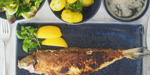 Beitragsbild des Blogbeitrags Kärntner Reinanke / Thunfisch mit Mangold