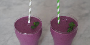 Beitragsbild des Blogbeitrags Rezept: Heidelbeer-Smutje
