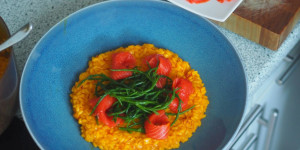 Beitragsbild des Blogbeitrags Wie man einen Lachs verspeist