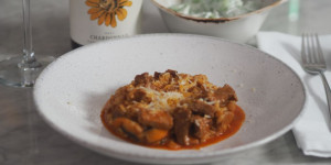 Beitragsbild des Blogbeitrags Wiener Reisfleisch mit Champignon