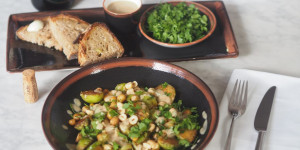 Beitragsbild des Blogbeitrags Lauwarmer Rosenkohl-Salat auf die Art von Ottolenghi