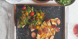 Beitragsbild des Blogbeitrags Baguettesalat (Geflügel und Wurst)
