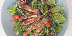 Beitragsbild des Blogbeitrags Siebenbürger Mangalica-Salat