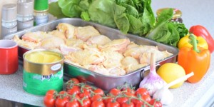 Beitragsbild des Blogbeitrags Chicken Wings mit Zitronen-Knoblauchhonig