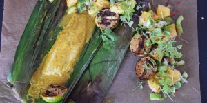 Beitragsbild des Blogbeitrags Rotbarbe in Ananas-Chili-Sambal