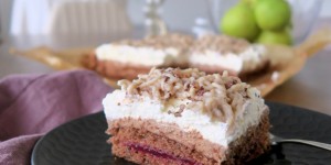 Beitragsbild des Blogbeitrags Flaumige Maronischnitte