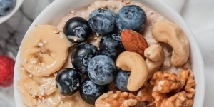 Beitragsbild des Blogbeitrags Basisrezept für Porridge / Oatmeal 