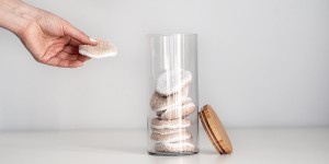 Beitragsbild des Blogbeitrags Abschminkpads selber nähen, ein 0€ Upcycling DIY