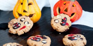Beitragsbild des Blogbeitrags Halloween Kekse: Lustige und schaurige Plätzchen