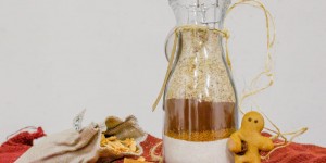Beitragsbild des Blogbeitrags Backmischung im Glas selber machen: Saftiger Schoko Nuss Kuchen