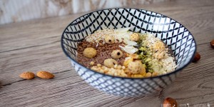 Beitragsbild des Blogbeitrags So einfach kannst du dein Protein Müsli selber machen