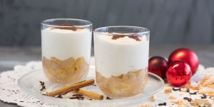 Beitragsbild des Blogbeitrags Schnelles Bratapfel Tiramisu im Glas