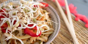 Beitragsbild des Blogbeitrags 15 Minuten Rezept mit Mungosprossen und Sojasoße