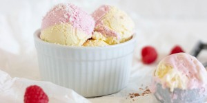 Beitragsbild des Blogbeitrags Kalorienarmes Eis ganz einfach selber machen