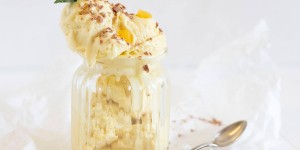 Beitragsbild des Blogbeitrags Mango Eis selbst gemacht *vegan*