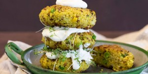 Beitragsbild des Blogbeitrags Diese Hirse Bratlinge wirst du lieben! *Vegan*
