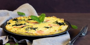 Beitragsbild des Blogbeitrags Mega lecker: Lachs Spinat Quiche