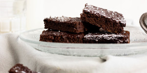 Beitragsbild des Blogbeitrags Die besten Brownies aller Zeiten *mit Süßkartoffel*