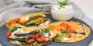 Beitragsbild des Blogbeitrags Rezept: Knusper-Linsen-Wraps *vegan*