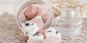 Beitragsbild des Blogbeitrags Badepralinen selber machen ist so einfach!