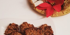Beitragsbild des Blogbeitrags Haferflocken Kekse mit Honig und Schokolade 