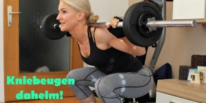 Beitragsbild des Blogbeitrags Kniebeugen mit der Langhantel – Hometraining
