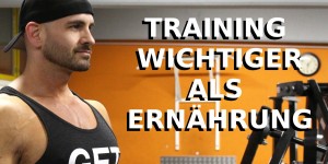 Beitragsbild des Blogbeitrags Training ist wichtiger als Ernährung! 