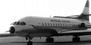 Beitragsbild des Blogbeitrags Austrian Flugbegleiterinnen Training 1964 (Video) 