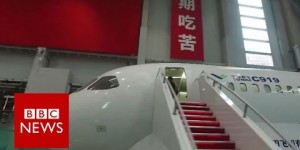 Beitragsbild des Blogbeitrags Ein Rundgang durch das erste chinesische Passagierflugzeug C919 (Video) 