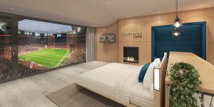 Beitragsbild des Blogbeitrags Die Allianz Arena wird zu einem Courtyard? – Buchbar mit Marriott Punkten!