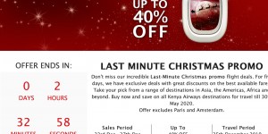 Beitragsbild des Blogbeitrags 40% RABATT bei Kenya Airways