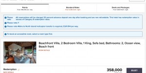 Beitragsbild des Blogbeitrags UND die höchste Marriott Bonvoy Standard Einlösung: North Island Seychelles mit 358000 Punkten
