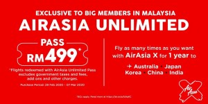 Beitragsbild des Blogbeitrags CRAZY: JAHRESTICKET mit Air Asia X ab Kuala Lumpur: 107 Euro 