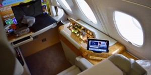 Beitragsbild des Blogbeitrags VIDEO: Emirates A380 First New York JFK – Dubai