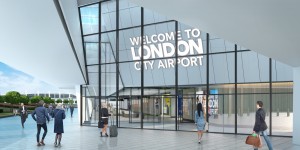 Beitragsbild des Blogbeitrags London City Airport plant zwei Lounges 