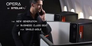 Beitragsbild des Blogbeitrags Stelia Aerospace stellt neuen Single-Aisle Business Sitz vor