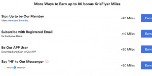 Beitragsbild des Blogbeitrags 80 KOSTENLOSE Singapore KrisFlyer Meilen