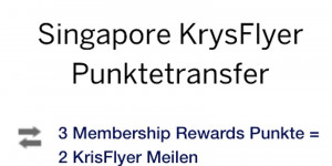 Beitragsbild des Blogbeitrags American Express verschlechtert Transfer zu Singapore KrisFlyer 